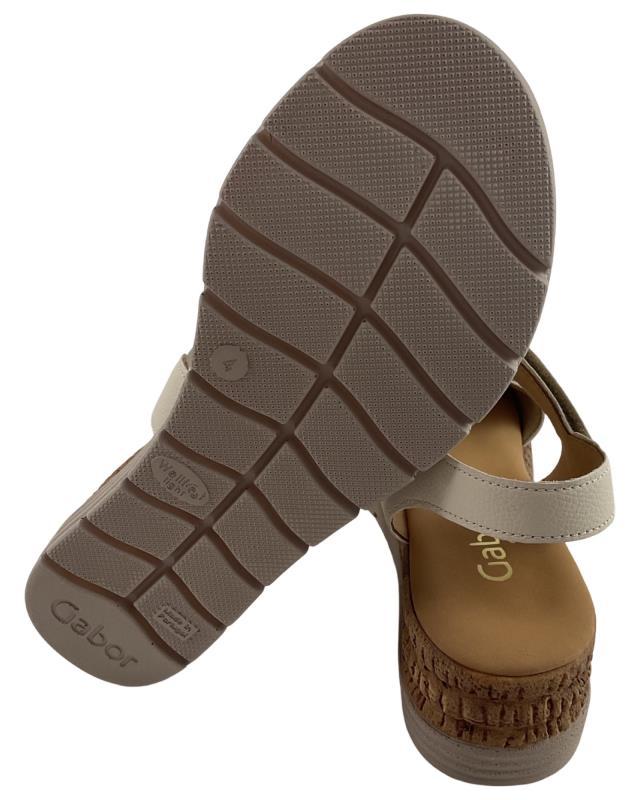 Gabor  Damen Keilsandalette  62.700.52 beige