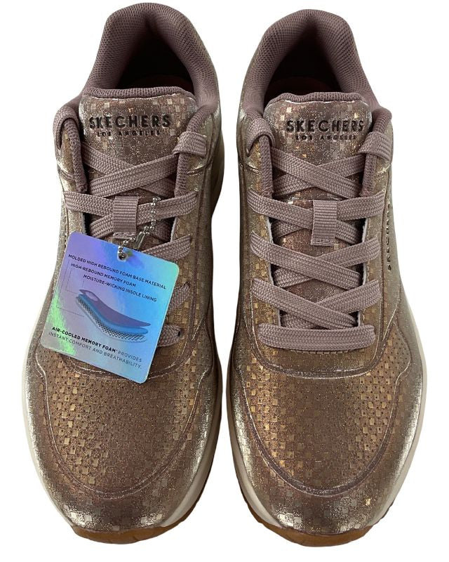 Damen Skechers UNO - Disco Nite  177162/RSGD Rosa/Gold
