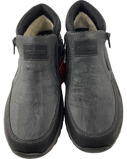 Rieker   Herren Stiefel  03352-45 Dunkelgrau Extraweite