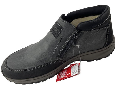 Rieker   Herren Stiefel  03352-45 Dunkelgrau Extraweite