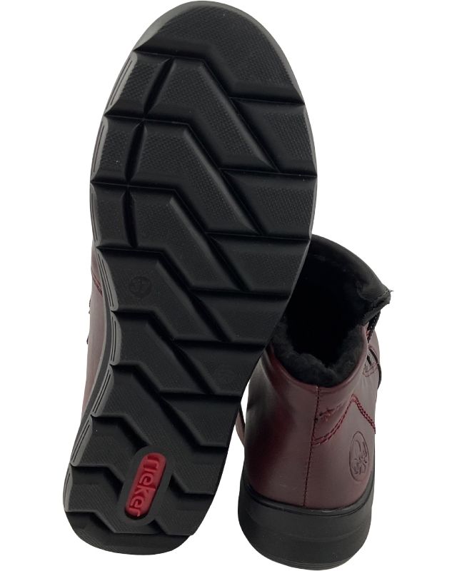 Rieker Damen  Kurzstiefel Z0071-35 Rot Warmutter