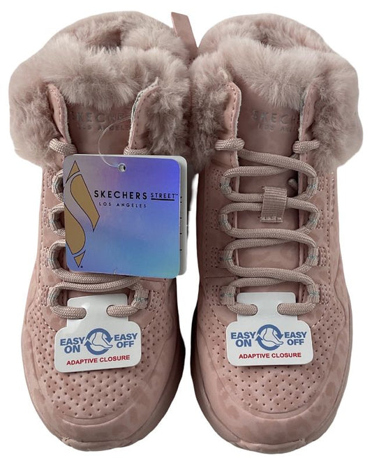 Mädchen Skechers Street Uno Lite-COZY LEOPARD  310362L/BLSH