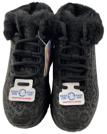 Mädchen Skechers Street Uno Lite-COZY LEOPARD  310362L/BBK