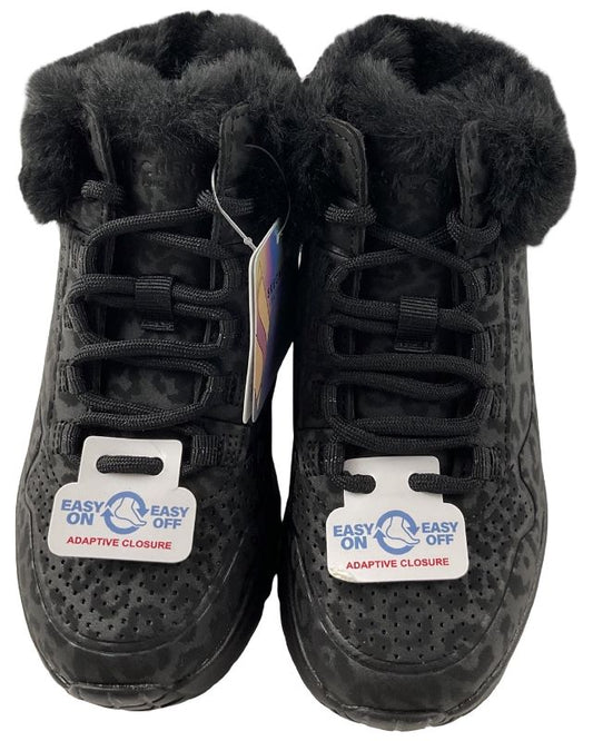 Mädchen Skechers Street Uno Lite-COZY LEOPARD  310362L/BBK