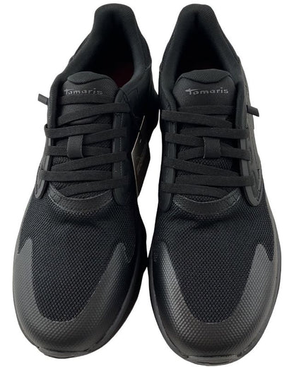 Tamaris Damen Sneaker Low 1-23700-44 Schwarz Mesh-Textil