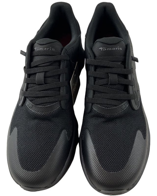 Tamaris Damen Sneaker Low 1-23700-44 Schwarz Mesh-Textil