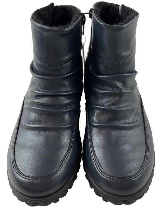 Rieker Damen Stiefeletten  59585-14 Blau Warmfutter