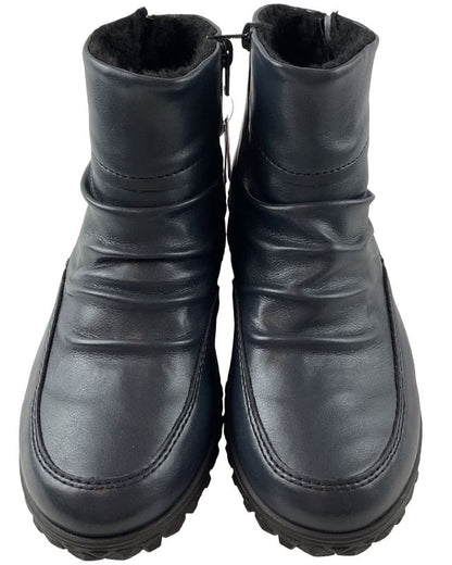 Rieker Damen Stiefeletten  59585-14 Blau Warmfutter