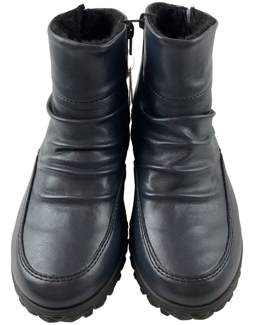 Rieker Damen Stiefeletten  59585-14 Blau Warmfutter