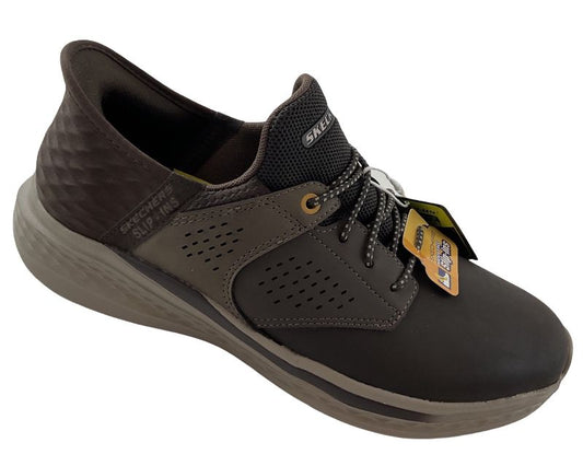 Herren Skechers Slip-ins Relaxed Fit : Slade - Macklin 210890/CHOC