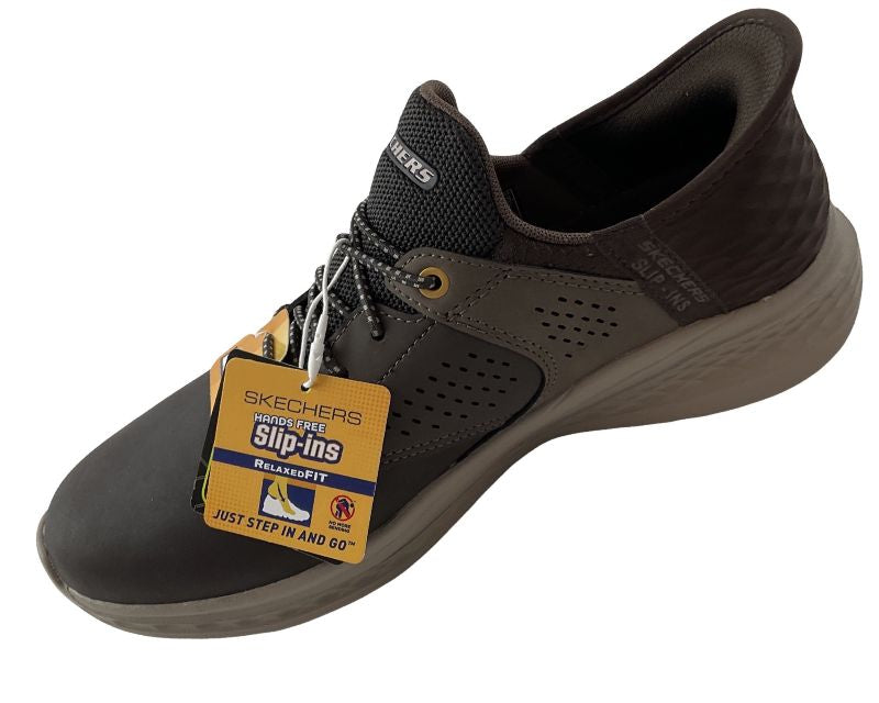 Herren Skechers Slip-ins Relaxed Fit : Slade - Macklin 210890/CHOC