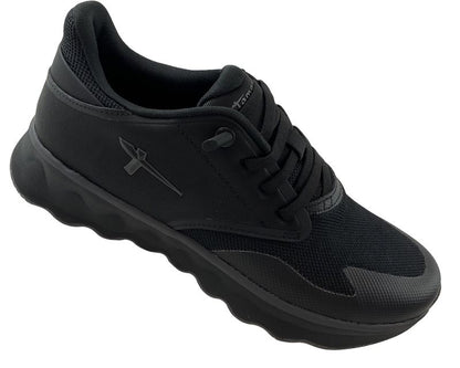 Tamaris Damen Sneaker Low 1-23700-44 Schwarz Mesh-Textil