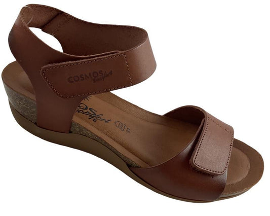 Damen Cosmos Comfort Kailsandale 6134803-3-3 Braun Leder