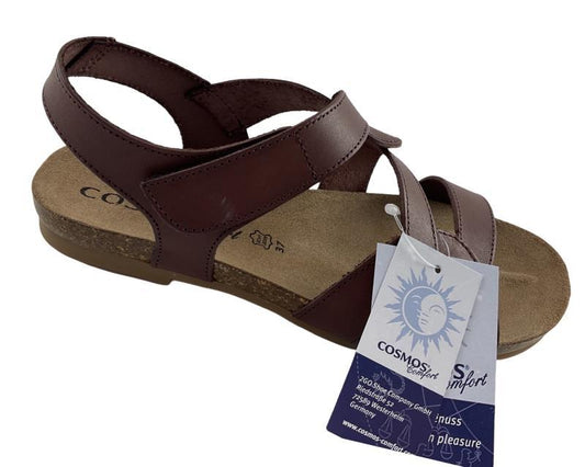 Damen Cosmos Comfort Sandale 6106814-3 Dunkelbraun Leder