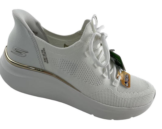Damen Skechers Slip-ins: BOBS Sport B Love - True 117617/WHT Weiß