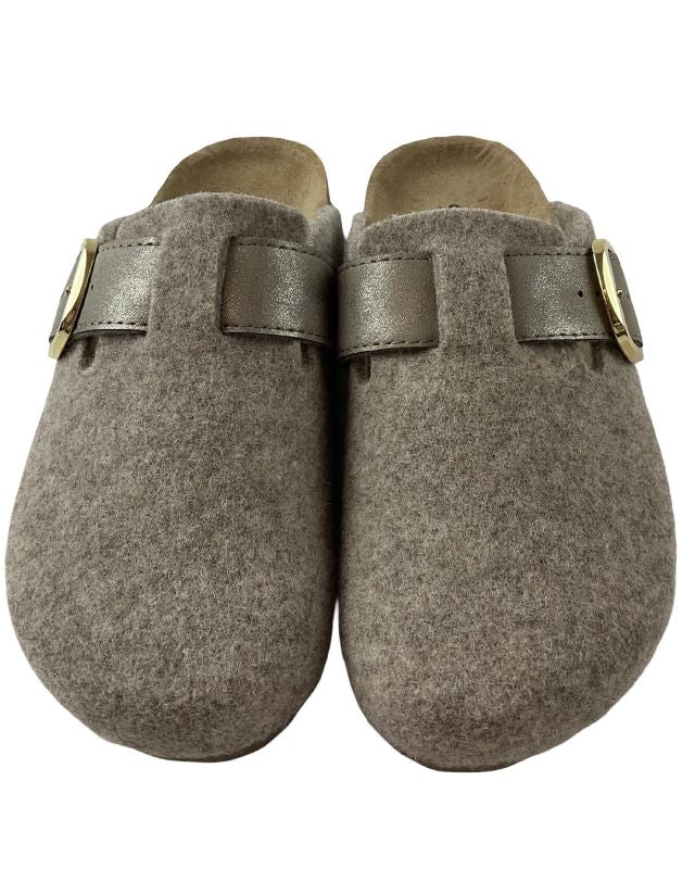 Supersoft  Damen Hausschuhe 522 622 BEIGE Decksohle-Leder