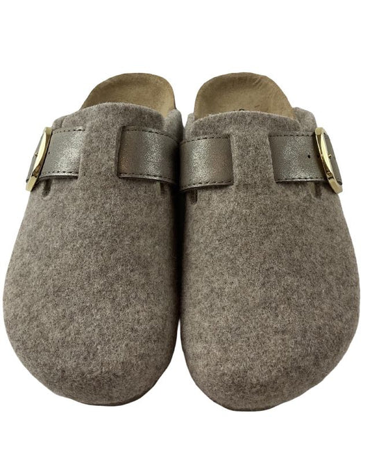 Supersoft  Damen Hausschuhe 522 622 BEIGE Decksohle-Leder