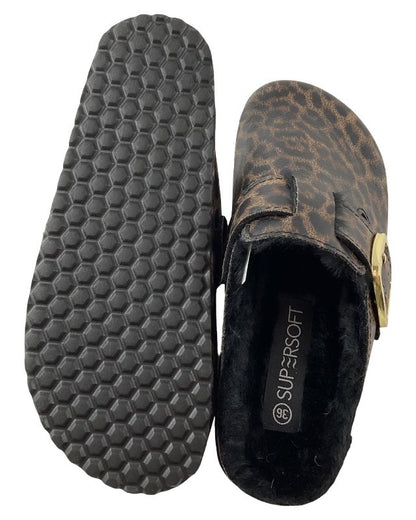 Supersoft  Damen Hausschuhe 522 620 DK.BROWN