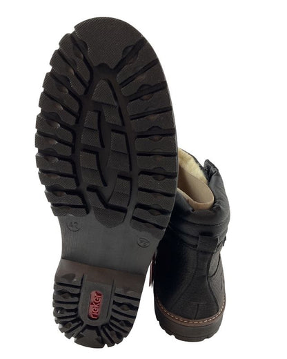 Rieker Herren Schnürstiefel F3600-00 Schwarz Rieker -Tex