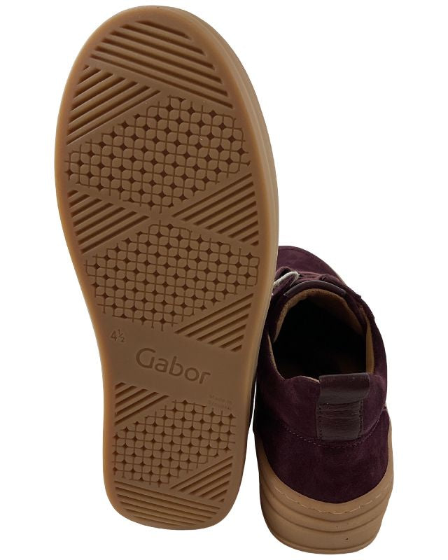 Gabor  Damen Sneaker low73.352.15 Dreamvel/SatinMet .Mulberry