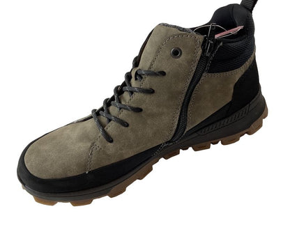 Rieker Herren Schnürstiefe l 35508-25 Braun    Rieker-TEX