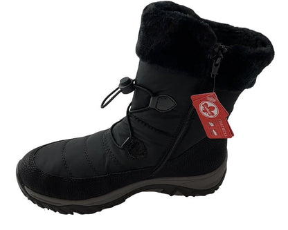 Rieker Damen Stiefel M9683-00 Schwarz  Rieker-TEX