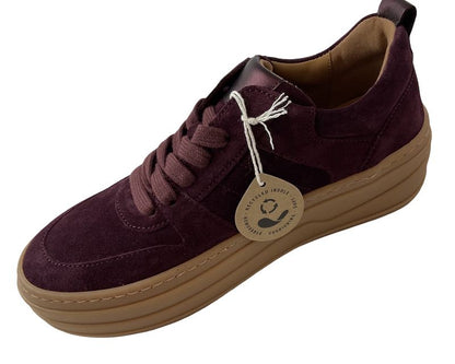 Gabor  Damen Sneaker low73.352.15 Dreamvel/SatinMet .Mulberry