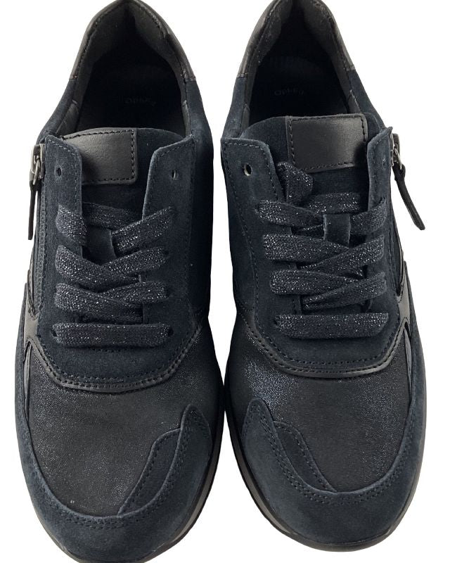 Gabor comfort  Damen Sneaker low76.305.66 Blau  Weite K