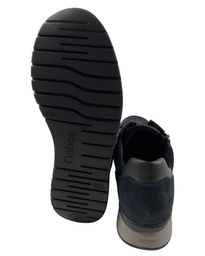 Gabor comfort  Damen Sneaker low76.305.66 Blau  Weite K