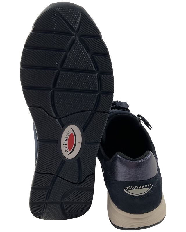 Gabor rollingsoft  Damen Sneaker low 76.878.46 Blau