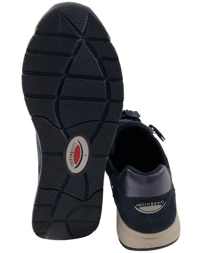 Gabor rollingsoft  Damen Sneaker low 76.878.46 Blau