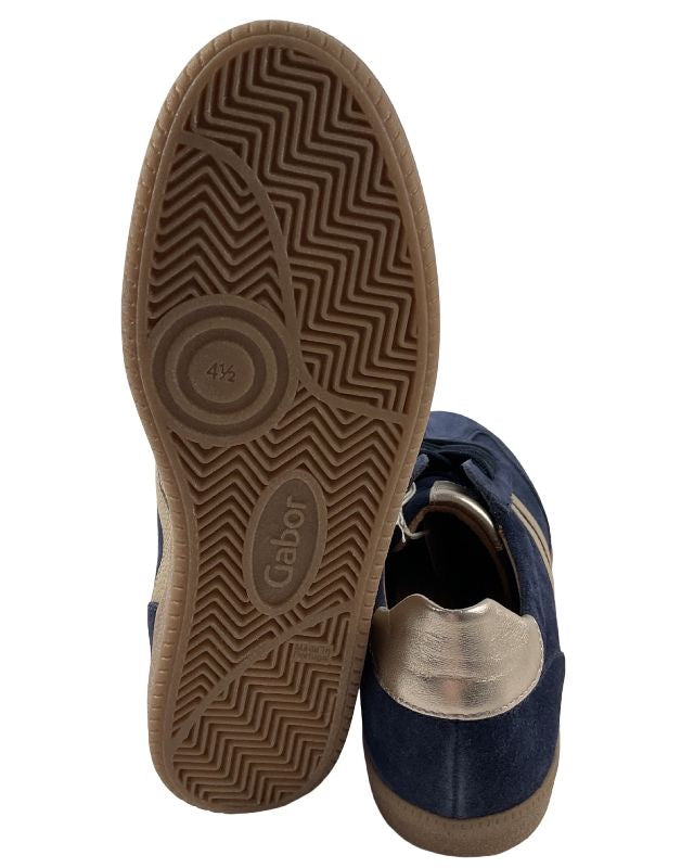 Gabor Damen  Sneaker low 73.300.16 Leder Blau