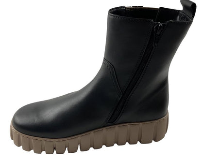 Gabor Plateau Stiefelette  76.781.67 schwarz Glattleder