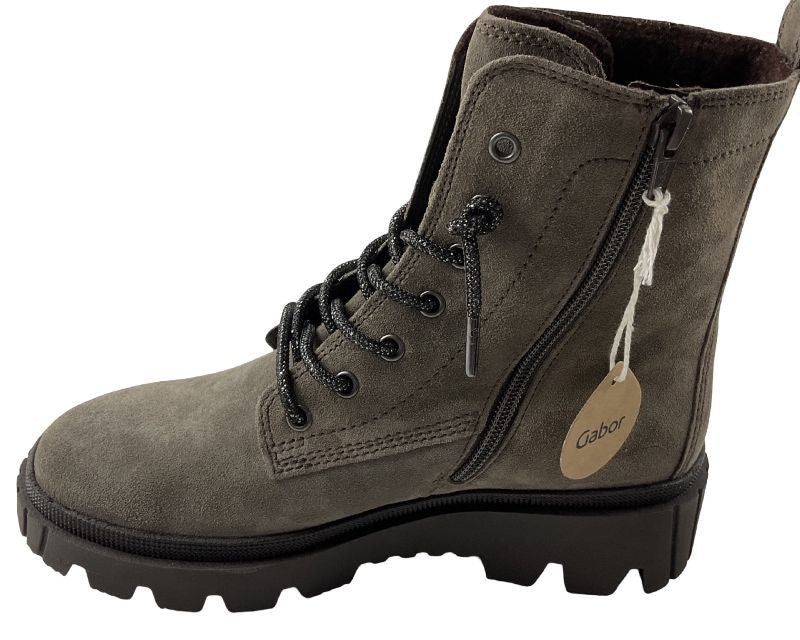 Gabor Schnürstiefelette 71.821.18  Dreamvelour mohair