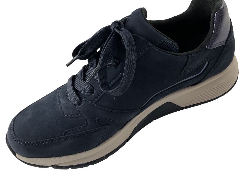 Gabor comfort  Damen Sneaker low76.305.66 Blau  Weite K