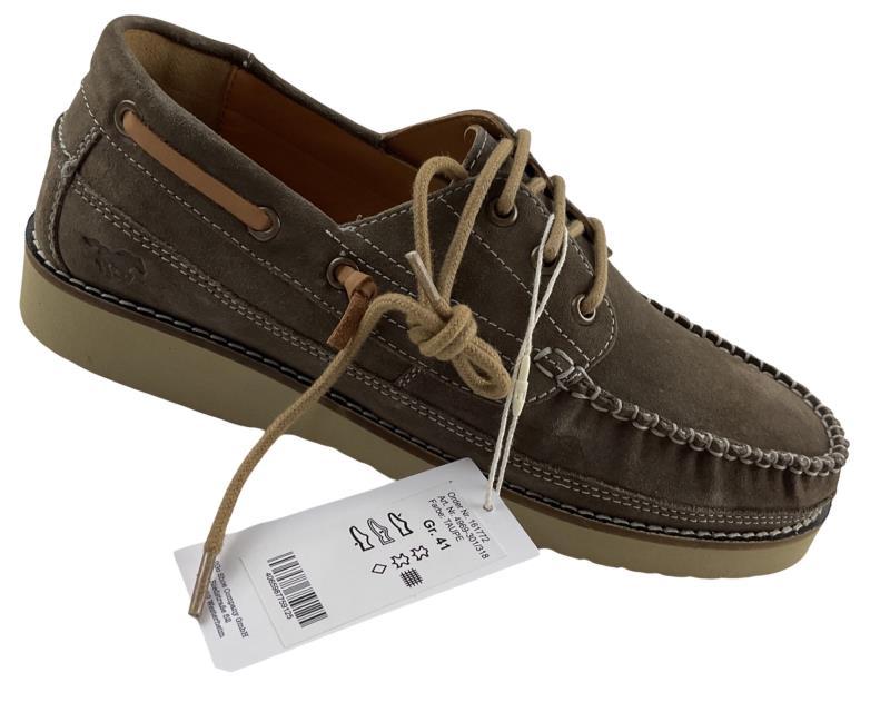 MUSTANG Herren Loafers, Mokassins  4969301/318 Taupe Leder