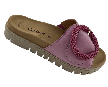 Gabor Damen Pantoletten 63.745.13  Samchevreau Rosa