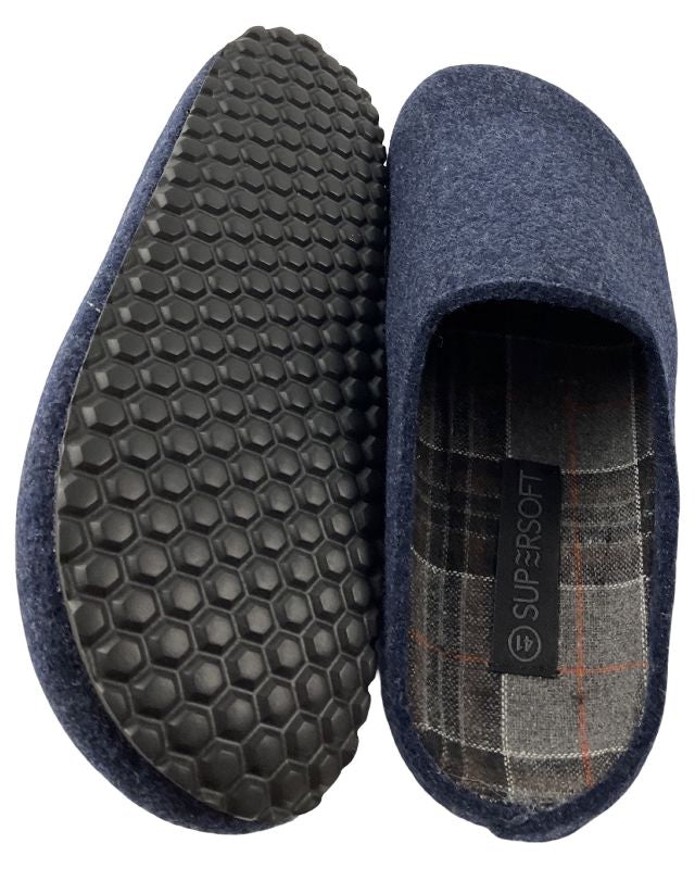 SUPERSOFT Herren Hausschuhe  Pantoffeln511 086 NAVY