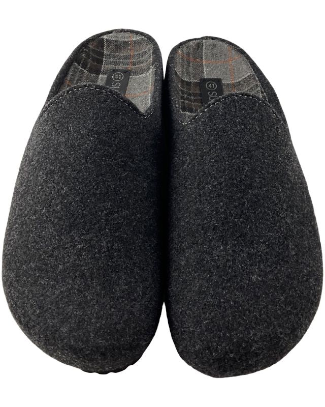 SUPERSOFT Herren Hausschuhe  Pantoffeln 511 086 DK.GREY