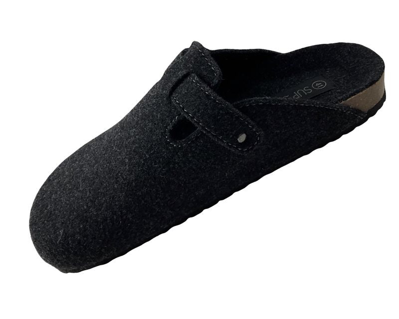 SUPERSOFT Herren Hausschuhe  Pantoffeln 511 064 DK.GREY