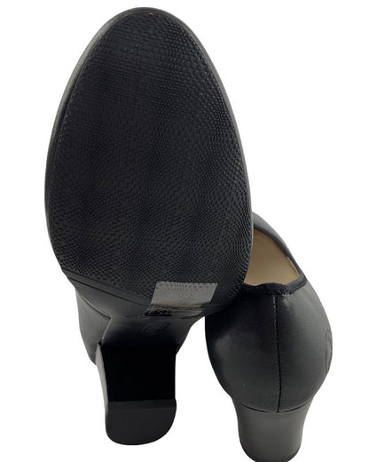 Rieker Damen Pumps 44650-04 Schwarz Glattleder Absatzhöhe:ca 5 cm