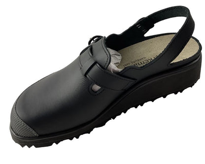 Berkemann Unisex Clogs 09107-900 X-Pro-Maxor Schwarz leder