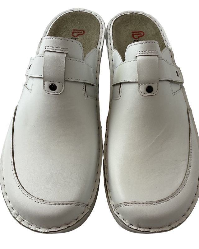 Berkemann Damen Pantolette Tec-Pro Mona  09318-175  Weiß Leder