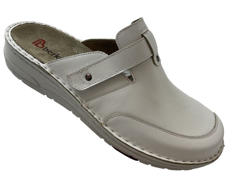 Berkemann Damen Pantolette Tec-Pro Mona  09318-175  Weiß Leder