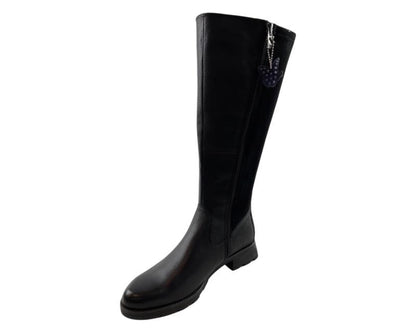 Caprice Damen Stiefel 9-25611-41  019  schwarz  Leder