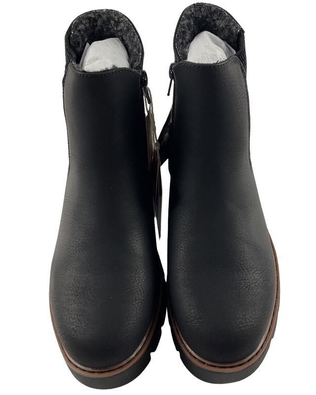 Jane Kain Supersoft Damen Chelsea Boots  264 715 SCHWARZ Tex=Wasserabweisend