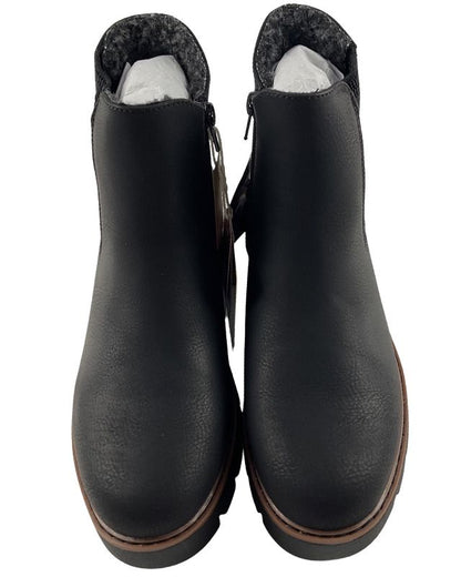 Jane Kain Supersoft Damen Chelsea Boots  264 715 SCHWARZ Tex=Wasserabweisend