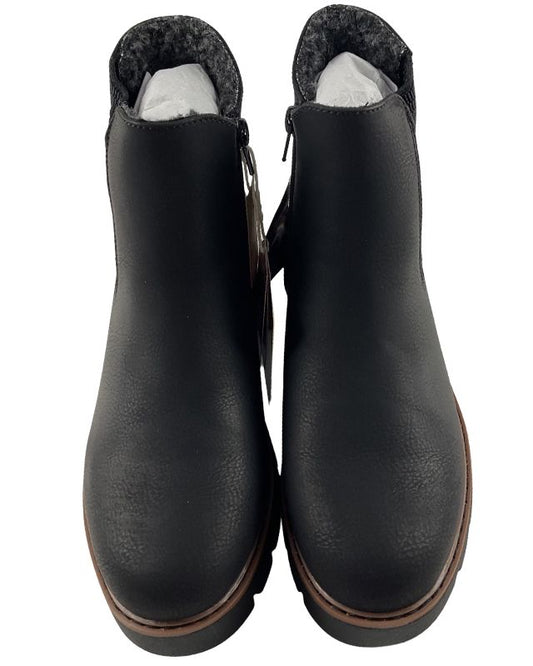 Jane Kain Supersoft Damen Chelsea Boots  264 715 SCHWARZ Tex=Wasserabweisend