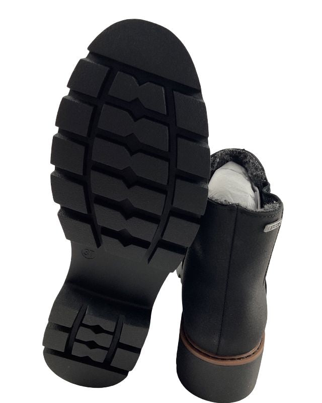 Jane Kain Supersoft Damen Chelsea Boots  264 715 SCHWARZ Tex=Wasserabweisend