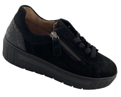 Gabor Comfort   Damen Sneaker low 76.415.47 Schwarz